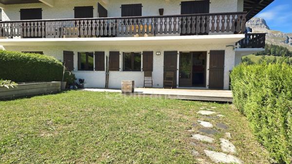 Superbe appartement 2 pièces, vue exceptionnelle sur le Mont-Blanc - CORDON (74)