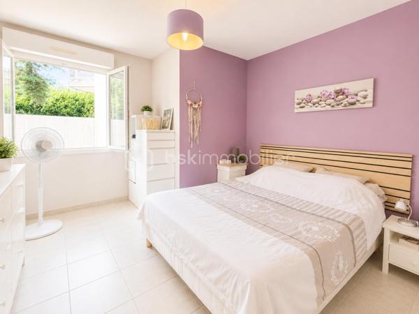 ⭐ Exclusivité Samuel Allouche – BSK Immobilier ⭐
Appartement T3 en rez-de-jardin avec garage – Résidence sécurisée

Situé au sein d'une résidence fermée et sécurisée par portail électrique, découvrez en exclusivité ce bel appartement de plain-pied de 76 m², parfaitement entretenu, offrant un cadre de vie calme et confortable.

Dès l'entrée, vous serez séduits par sa spacieuse pièce de vie très lumineuse, idéale pour recevoir famille et amis. La cuisine indépendante, entièrement équipée, est fonctionnelle et bénéficie d'un bel espace repas.

L'espace nuit se compose de deux chambres, d'une salle d'eau moderne et de nombreux rangements.

À l'extérieur, profitez d'un agréable jardin privatif d'environ 40 m², parfaitement aménagé avec terrasse et pergola, idéal pour les repas en extérieur et les moments de détente.

Les atouts du bien :

✅ Appartement de 76 m² en rez-de-jardin

Jardin privatif d'environ 70 m² 
Grande pièce de vie lumineuse
Cuisine indépendante équipée
2 chambres
Salle d'eau contemporaine
Appartement aux normes PMR
Garage communicant directement avec l'appartement
Place de stationnement libre dans la résidence (non numérotée)
Aucun voisin au-dessus
Fibre optique
Résidence fermée avec portail électrique
Informations complémentaires
Taxe foncière : 1 450 € / an
Charges de copropriété : 162 € / mois, comprenant notamment l'eau froide, la taille de la haie, du jardin, privatif et l’entretien de la chaudière au gaz.

Cet appartement conviendra parfaitement à un couple, une petite famille, des retraités recherchant un logement de plain-pied ou encore à une personne souhaitant un bien accessible et facile à vivre.

Une belle opportunité dans une résidence calme et recherchée.

📞 Pour tout renseignement ou organiser une visite, contactez Samuel Allouche – BSK Immobilier.