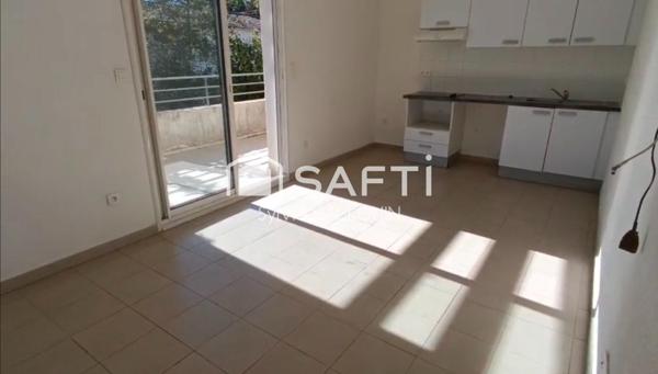 Appartement T3 bord de mer 44m² terrasse