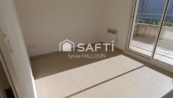 Appartement T3 bord de mer 44m² terrasse