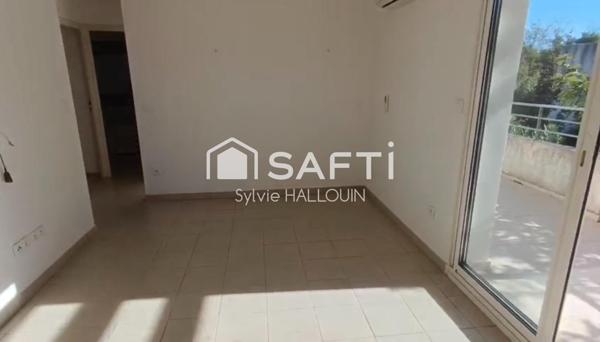 Appartement T3 bord de mer 44m² terrasse