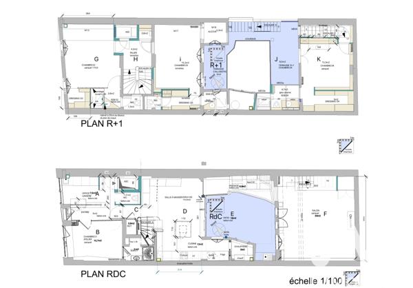 Maison à vendre 10 pièces 248 m² Paris 20