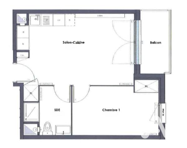 Appartement à vendre 2 pièces 38 m² Égly