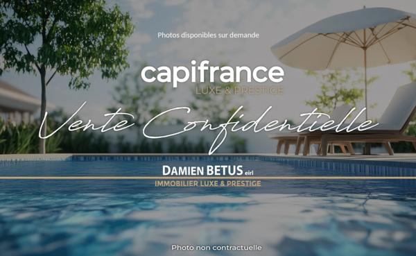 À vendre, Maison de charme, 7 pièces, à SAINT GILLES CROIX DE VIE en Vendée (85) avec piscine.