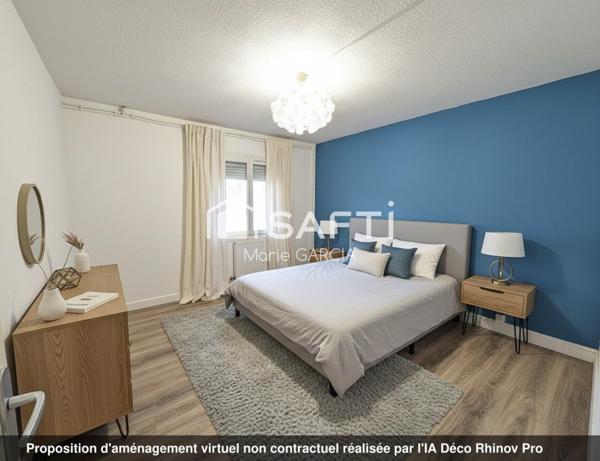 Maison 119 m² quartier Mas de Possac, 4 chambres, jardin, piscine et garage