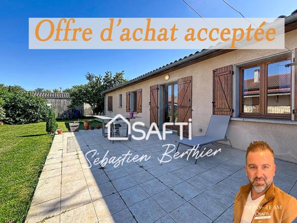Lavaur – Maison plain-pied 4 chambres avec garage et jardin