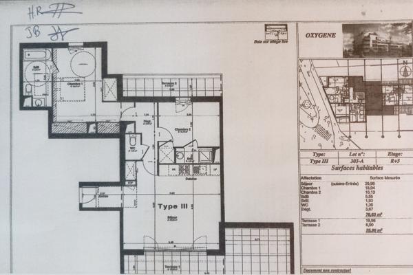 Appartement 3 pièces - 72 m²