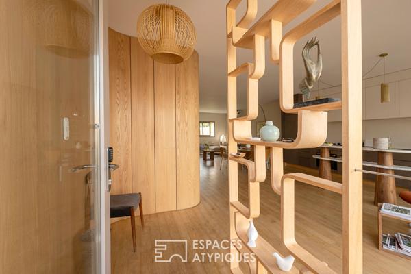 Maison d’architecte bioclimatique avec jardin, piscine et stationnement au coeur du Bouscat