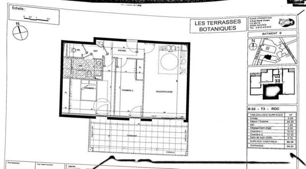 Appartement 3 pièces - 44000 Nantes -  SAINT PASQUIER