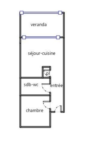 Studio à vendre 29 m² La Ciotat