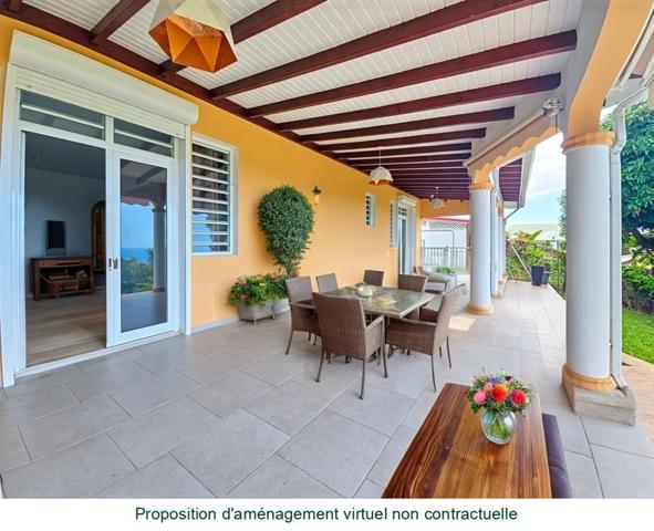 Villa spacieuse avec vue mer 3 chambres, potentiel d’agrandissement – Vieux-Habitants (971)