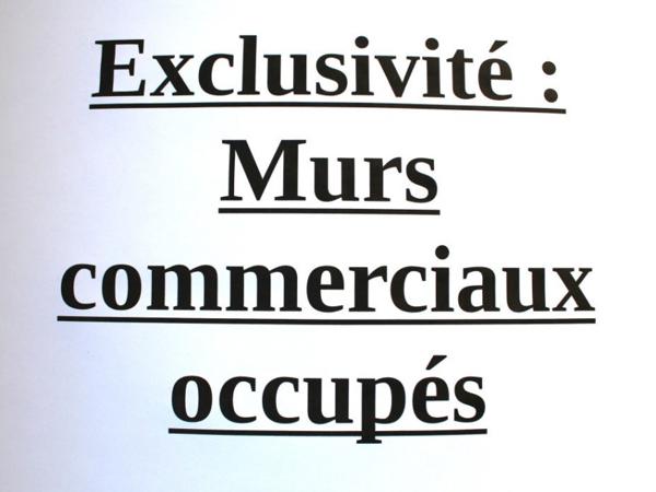 Murs occupés - Royan - Réf.:1125 Murs commerciaux occupés - Royan centre