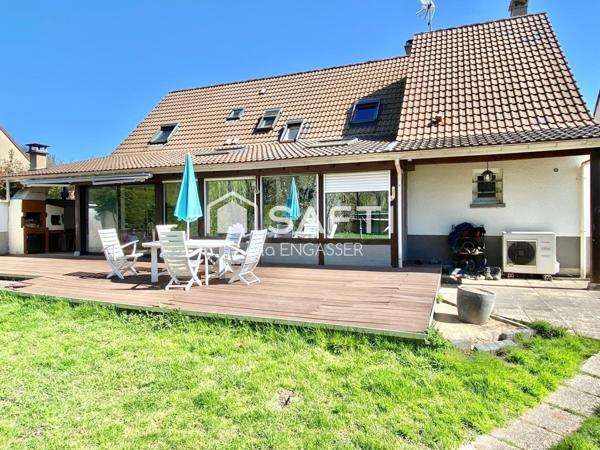 Maison 6 pièces, 4 chambres, véranda, piscine