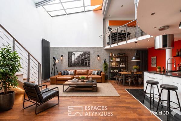 Loft avec verrière