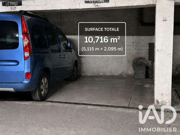 Parking à vendre 11 m² Paris 9