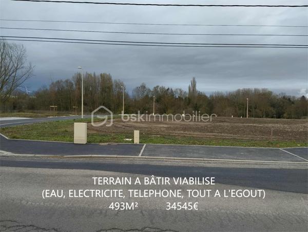 Terrain de 493 m²