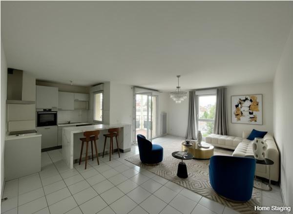 T3 avec grand balcon et 2 places de parking
