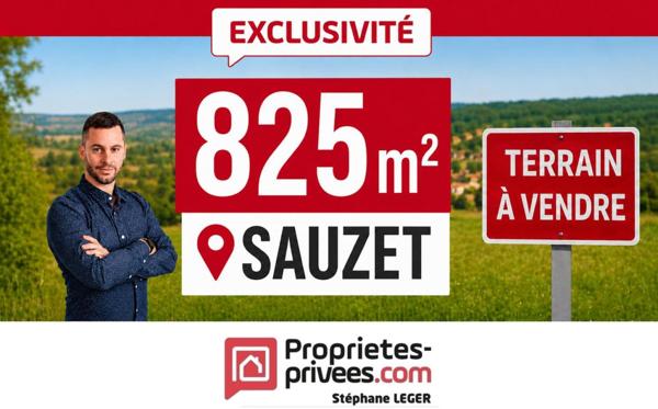 Terrain Sauzet 825 m2