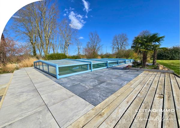 Lisle-sur-Tarn (81310) corps de ferme rénové sur plus d’un hectare clos