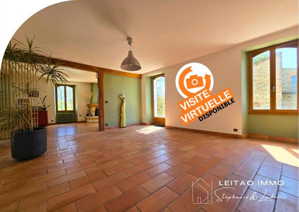 Lisle-sur-Tarn (81310) corps de ferme rénové sur plus d’un hectare clos