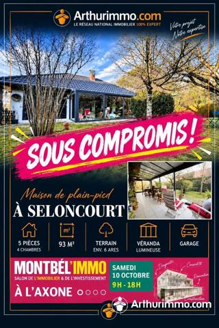 Vente                                                      Maison
                        
                     5 pièces                      93 m2                     à Seloncourt