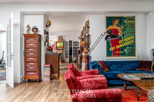 Loft rétro avec grand jardin proche Marché de l’Olive