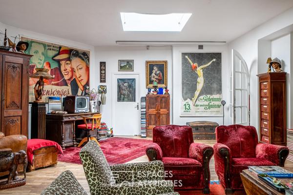Loft rétro avec grand jardin proche Marché de l’Olive