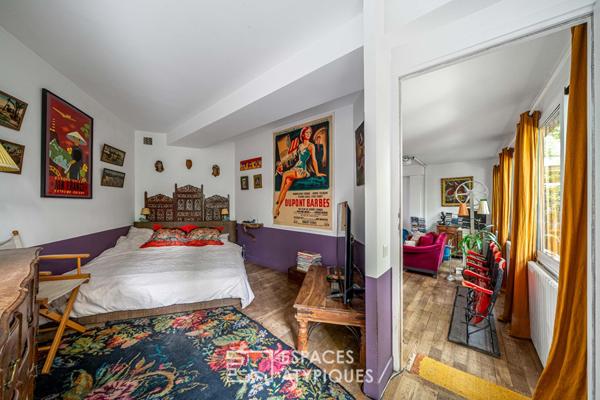 Loft rétro avec grand jardin proche Marché de l’Olive
