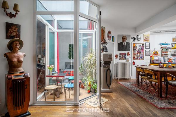 Loft rétro avec grand jardin proche Marché de l’Olive