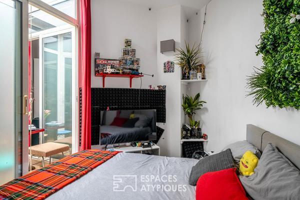 Loft rétro avec grand jardin proche Marché de l’Olive
