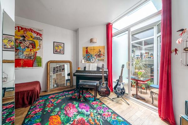 Loft rétro avec grand jardin proche Marché de l’Olive
