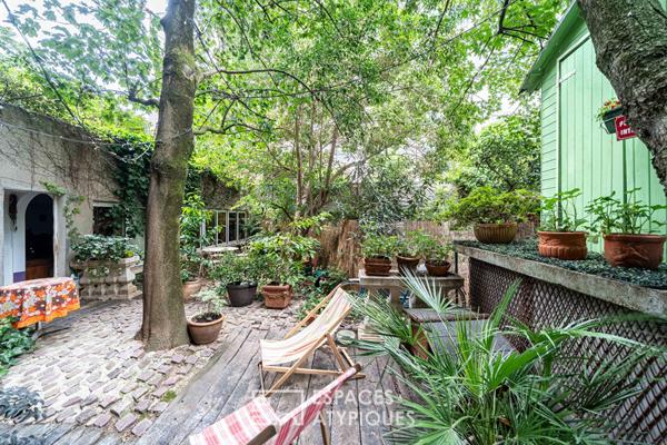 Loft rétro avec grand jardin proche Marché de l’Olive