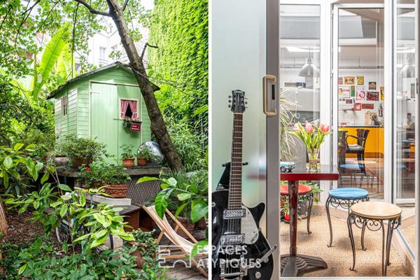 Loft rétro avec grand jardin proche Marché de l’Olive