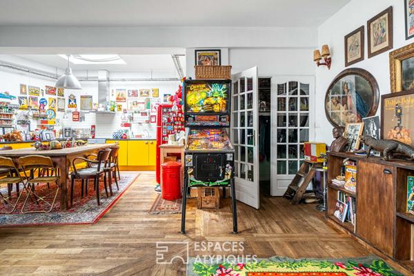 Loft rétro avec grand jardin proche Marché de l’Olive