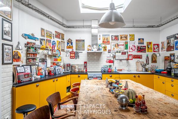 Loft rétro avec grand jardin proche Marché de l’Olive