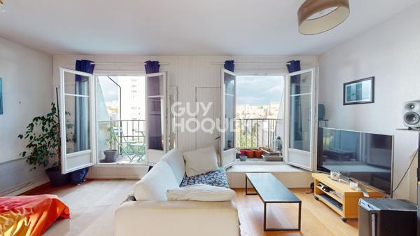 2 pièces dernier étage avec balcon PARIS 11