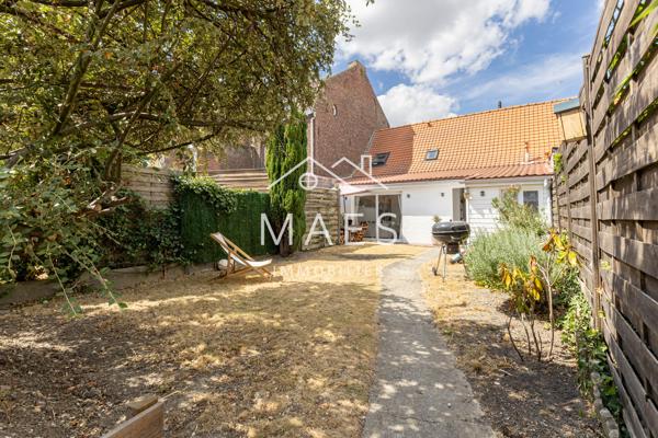 Wambrechies Centre – Belle maison flamande – 100 m2 – Jardin & garage
