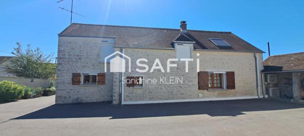Maison en pierre rénovée avec dépendances, 5 pièces, terrain clos 1000m²