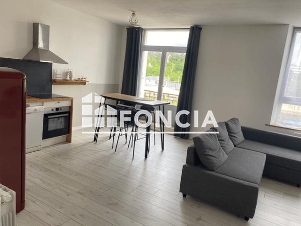 Location Appartement meublé 2 pièces 48.81 m² - 6 BIS AVENUE DE LA LIBERATION Quimper 29000