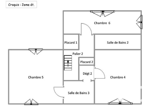 Maison à vendre 10 pièces 222 m² Ducey-Les Chéris