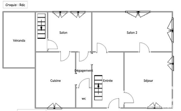 Maison à vendre 10 pièces 222 m² Ducey-Les Chéris