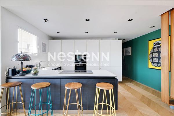 Dernier étage avec Terrasse rooftop de 35 m2 et vue dégagée, Paris 16e - Proche Auteuil - Climatisation Appartement en parfait état - 2/3 chambres