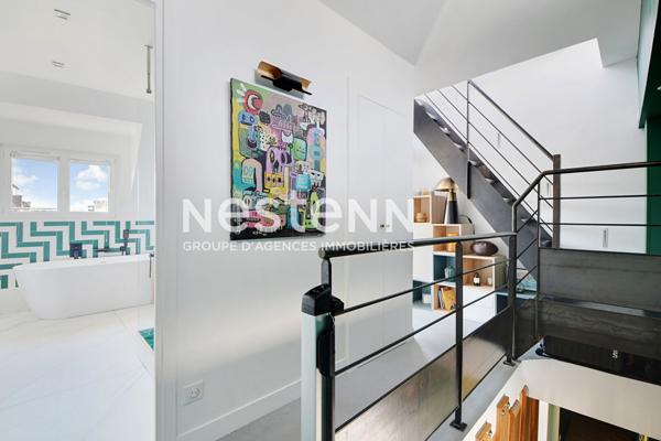 Dernier étage avec Terrasse rooftop de 35 m2 et vue dégagée, Paris 16e - Proche Auteuil - Climatisation Appartement en parfait état - 2/3 chambres