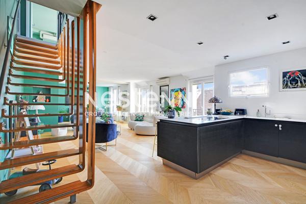 Dernier étage avec Terrasse rooftop de 35 m2 et vue dégagée, Paris 16e - Proche Auteuil - Climatisation Appartement en parfait état - 2/3 chambres