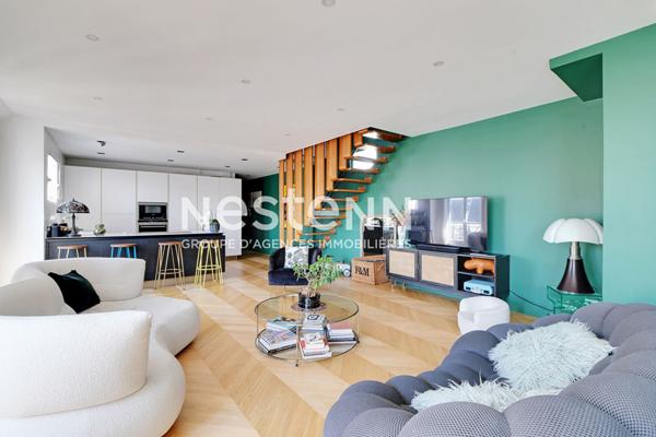 Dernier étage avec Terrasse rooftop de 35 m2 et vue dégagée, Paris 16e - Proche Auteuil - Climatisation Appartement en parfait état - 2/3 chambres