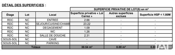 Studio à vendre 31 m² Courbevoie