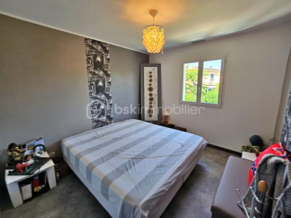 Garage, piscine, grande terrasse, 4 chambres, 2 salles d’eau et belle pièce de vie ouverte sur l’extérieur : une maison familiale complète, confortable et parfaitement équipée, dans un secteur résidentiel recherché et préservé des regards.
Dans l’un des secteurs recherchés et résidentiels de Gignac-la-Nerthe, au calme et à proximité des commerces et des écoles, découvrez cette agréable maison familiale de 121 m² habitables, construite en 2002 sur une parcelle de 700 m².
LES ATOUTS EN UN COUP D’ŒIL
Un extérieur privilégié
•	Terrain de 700 m²
•	Grande terrasse
•	Jardin d’agrément verdoyant
•	Piscine
•	Aucun vis-à-vis
•	Garage
Une maison pensée pour la vie de famille
•	121 m² habitables
•	4 chambres
•	Grande pièce de vie
•	Cuisine ouverte aménagée et équipée
•	Chambre avec accès direct à la piscine
•	Salle d’eau avec WC au niveau inférieur
•	Grande buanderie
•	Nombreux rangements
Des équipements performants
•	DPE classé B
•	Chauffage et climatisation gainables
•	Panneaux photovoltaïques
•	Chauffe-eau thermodynamique
•	Cheminée avec insert
•	Système d’alarme
•	Four à pizza
UNE BELLE PIÈCE DE VIE AU CŒUR DE LA MAISON
Le niveau principal s’organise autour d’une vaste pièce de vie, particulièrement conviviale, réunissant un espace salon avec cheminée avec insert, un espace séjour et une cuisine ouverte aménagée et équipée.
Les différents espaces communiquent naturellement et offrent une belle sensation de volume et de convivialité.
Le salon bénéficie d’une ouverture directe sur la grande terrasse et le jardin, permettant de profiter pleinement des extérieurs et de créer une agréable continuité entre intérieur et extérieur.
UNE ORGANISATION FAMILIALE PARTICULIÈREMENT FONCTIONNELLE
La maison est organisée sur deux niveaux avec un demi-niveau, ce qui lui confère une distribution agréable et originale.
Dès l’entrée, plusieurs espaces de rangement facilitent l’organisation du quotidien.
Le demi-niveau inférieur accueille une grande buanderie, particulièrement pratique pour une famille, ainsi qu’un accès direct au garage.
Ce même niveau dispose également d’une chambre bénéficiant d’un accès direct à la piscine, ainsi que d’une salle d’eau avec WC. Un espace particulièrement pratique pour une famille ou pour recevoir des amis.
À l’étage, l’espace nuit accueille trois chambres, ainsi qu’une salle de bains et un WC indépendant.
La maison offre ainsi quatre chambres au total, avec une répartition particulièrement adaptée à la vie familiale.
UN EXTÉRIEUR IDÉAL POUR PROFITER DES BEAUX JOURS
Implantée sur une parcelle de 700 m², la maison bénéficie d’un extérieur particulièrement agréable et préservé des regards, sans aucun vis-à-vis.
La grande terrasse, véritable prolongement de la pièce de vie, permet d’aménager un agréable espace repas et un salon extérieur pour profiter pleinement des beaux jours.
La piscine vient compléter cet espace de vie extérieur et invite à profiter des journées ensoleillées en famille ou entre amis.
Un espace convivial avec four à pizza vient également compléter cet extérieur, tandis que quelques espaces verts et un jardin d’agrément verdoyant entourent la maison et apportent une agréable touche de verdure à l’ensemble.
UN EMPLACEMENT RECHERCHÉ
Située dans un quartier calme et agréable de Gignac-la-Nerthe, cette maison bénéficie d’un environnement résidentiel tout en restant à proximité des commerces et des écoles.
Elle conviendra parfaitement à une famille recherchant une maison confortable, fonctionnelle et bien équipée, avec un véritable espace extérieur et la possibilité de recevoir famille ou amis dans d’excellentes conditions.
Une maison familiale complète et agréable à vivre, idéale pour une famille à la recherche d’espace, de confort et d’un extérieur privilégié, tout en bénéficiant d’une distribution particulièrement fonctionnelle.
À découvrir rapidement !
Fabrice Geneuil – BSK Immobilier
Votre projet immobilier est ma priorité.