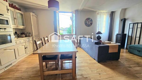 Belle maison de ville de 105 m² avec terrasse, balcon, sous-sol complet et aucun travaux à prévoir – Belley (01300)