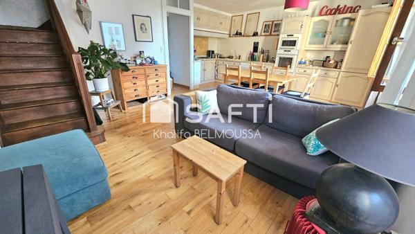 Belle maison de ville de 105 m² avec terrasse, balcon, sous-sol complet et aucun travaux à prévoir – Belley (01300)