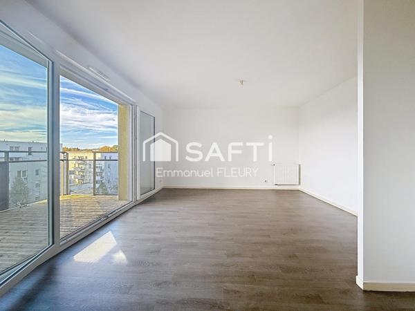 Quartier Rivière – Appartement récent avec extérieur